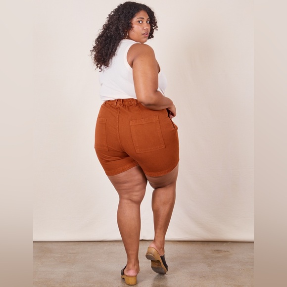 Big Bud Press Work Shorts Burnt Terracotta Size 3XL - Picture 3 of 14